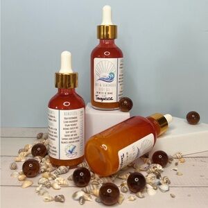 Hand Crafted “Tangerine” Scented Body Oil by Sky & Seashells Skincare 2 FL. OZ.